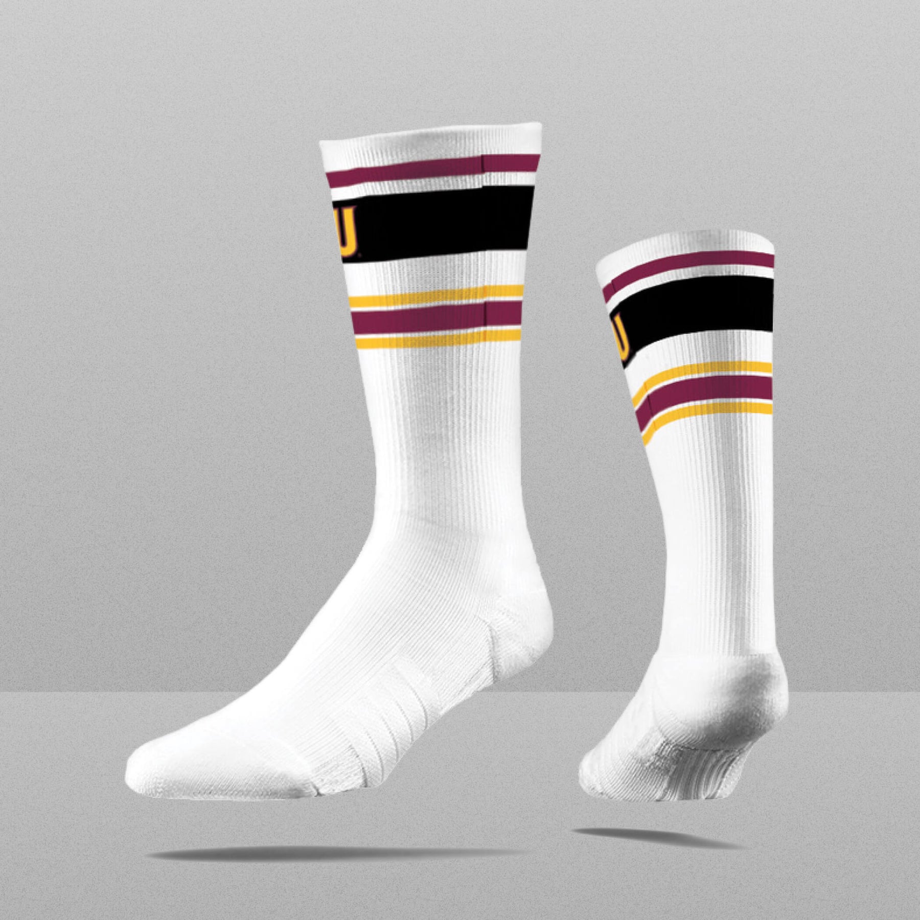 NCAA Varsity Stripe Crew Sock