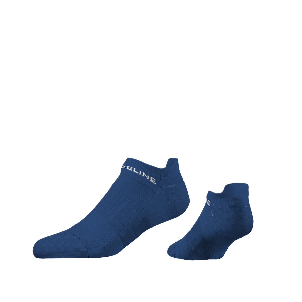 Combed Cotton Premium Ankle Socks in blue, featuring a snug fit and breathable design.