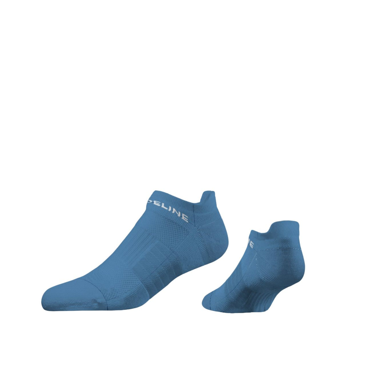 Combed Cotton Premium Ankle Socks in blue, featuring a snug fit and breathable design.