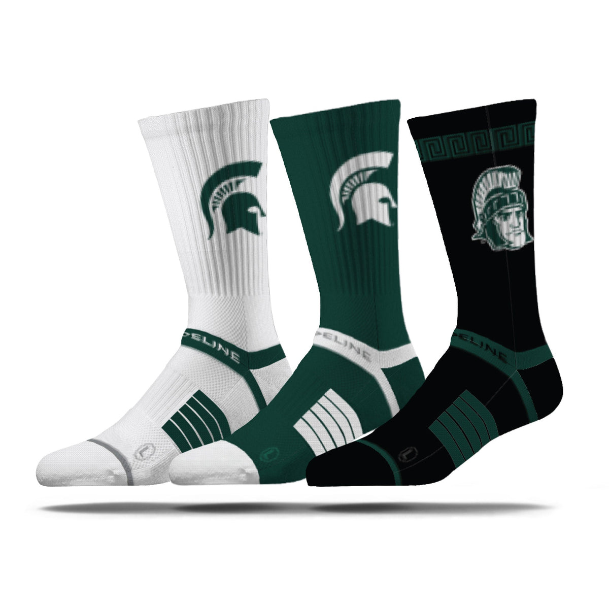 Michigan State University | Premium Knit Crew 3 Pack | NCAA 3 Pack G2 | N02503757ML-img1