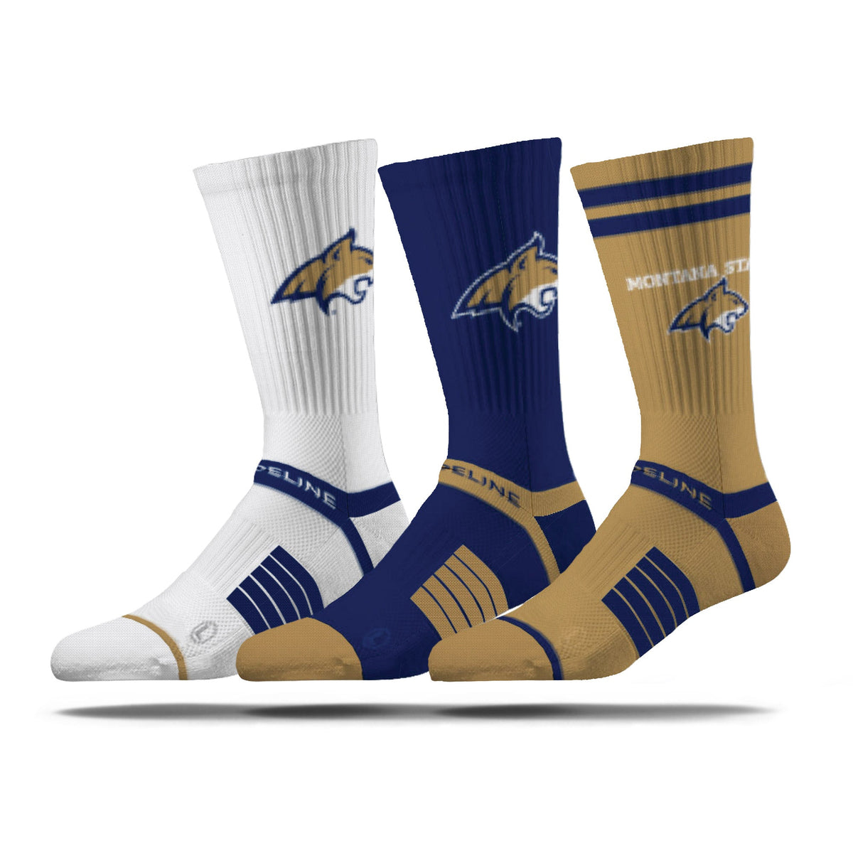Montana State University | Premium Knit Crew 3 Pack | NCAA 3 Pack G2 | N02504076ML-img1