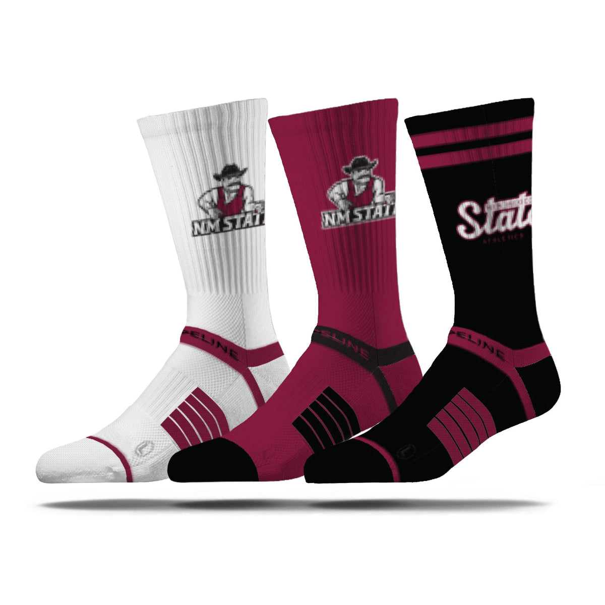 New Mexico State University | Premium Knit Crew 3 Pack | NCAA 3 Pack G2 | N02504080ML-img1