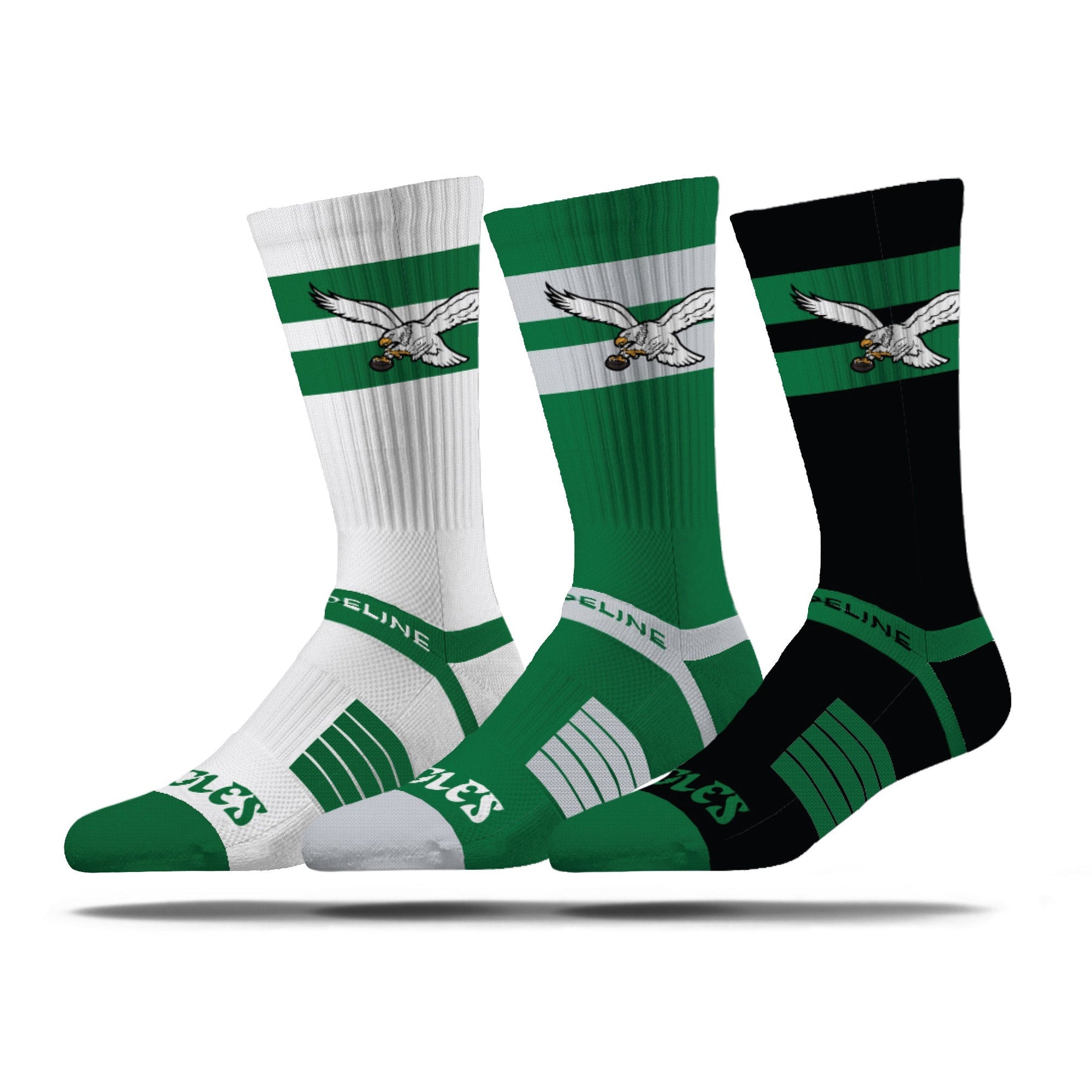 Philadelphia Eagles | Premium Knit Crew | NFL Retro 3 Pack | N02651104ML-img1