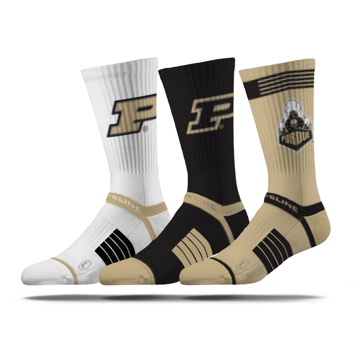 Purdue University | Premium Knit Crew 3 Pack | NCAA 3 Pack G2 | N02505703ML-img1