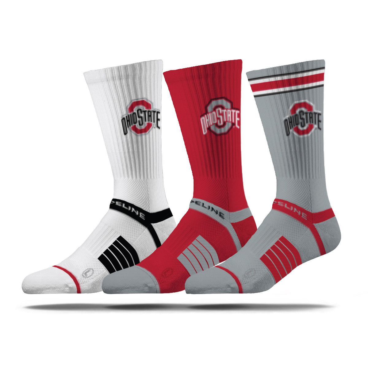 The Ohio State University | Premium Knit Crew 3 Pack | NCAA 3 Pack G2 | N02506928ML-img1