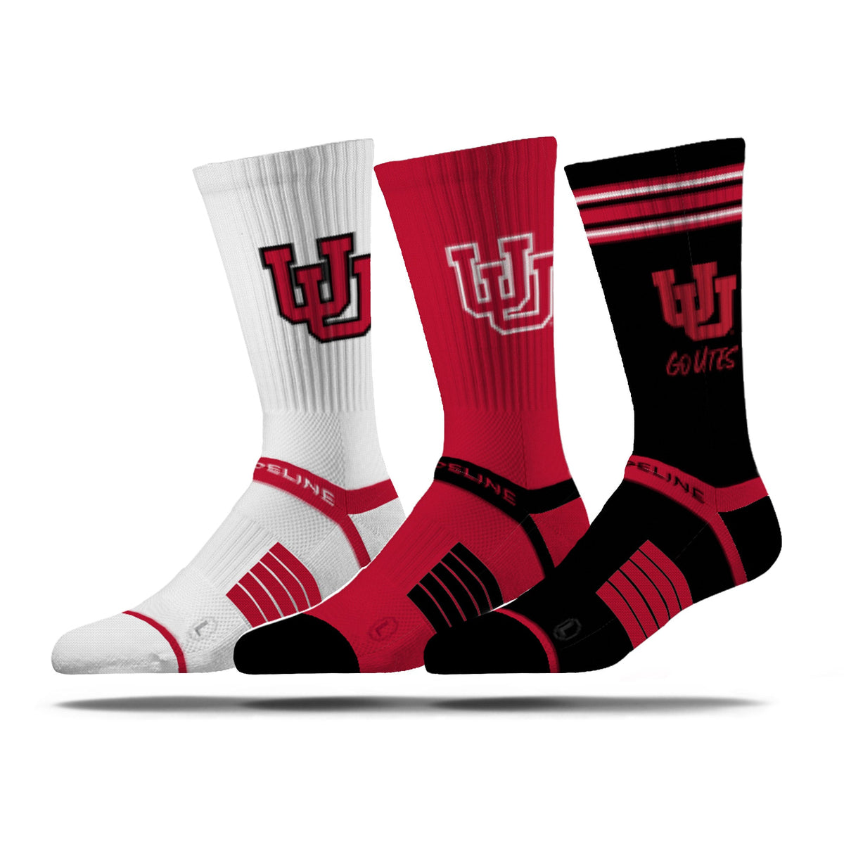 University of Utah | Premium Knit Crew 3 Pack | NCAA 3 Pack G2 | N02506366ML-img1