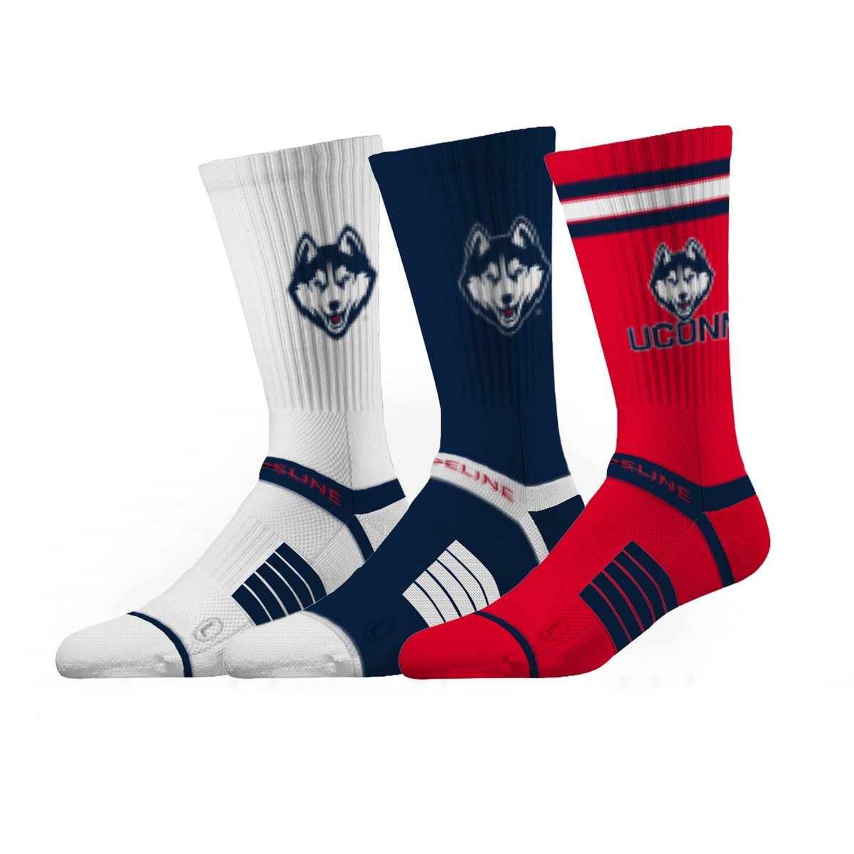 University of Connecticut | Premium Knit Crew 3 Pack | NCAA 3 Pack G2 | N02507691ML-img1