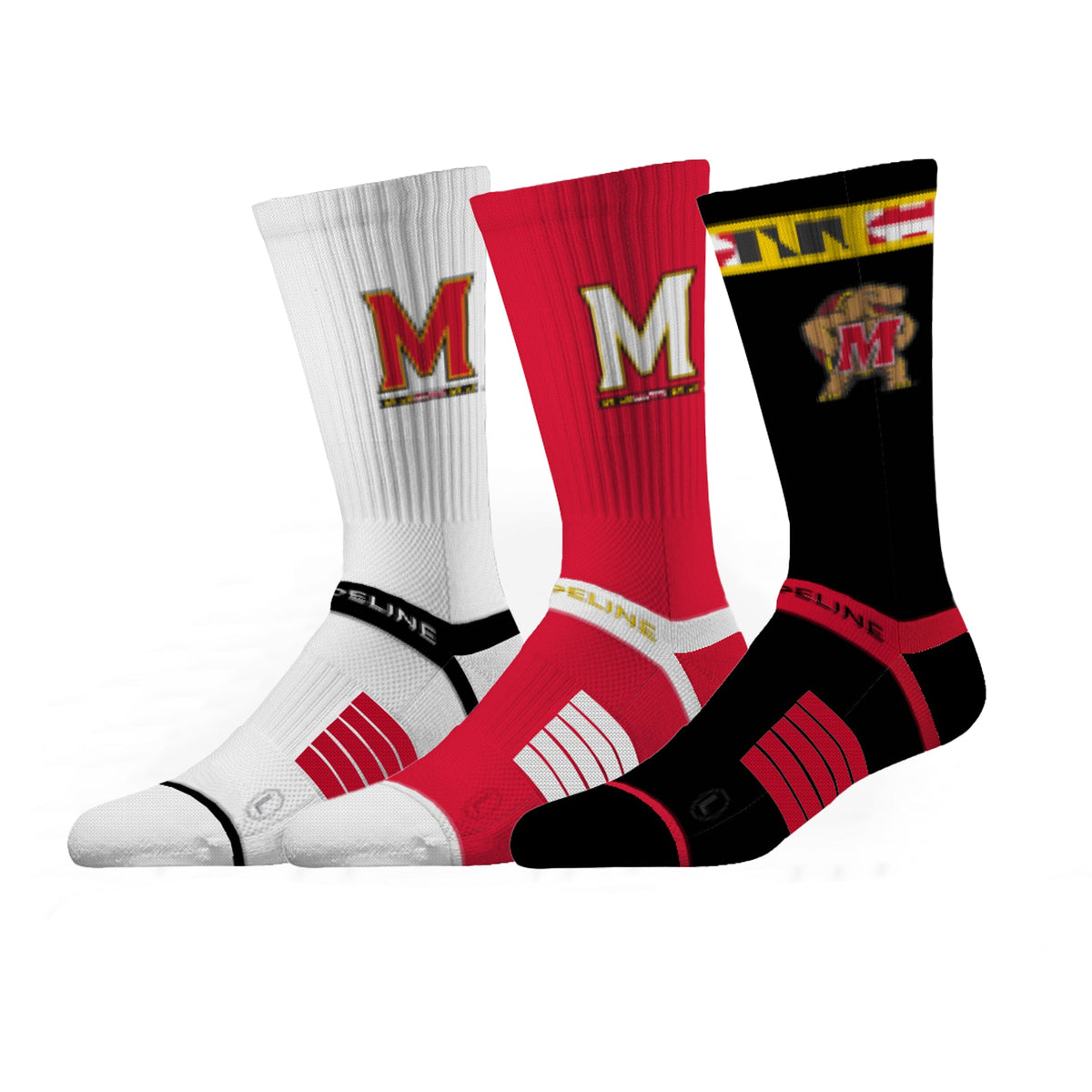 University of Maryland | Premium Knit Crew 3 Pack | NCAA 3 Pack G2 | N02502855ML-img1