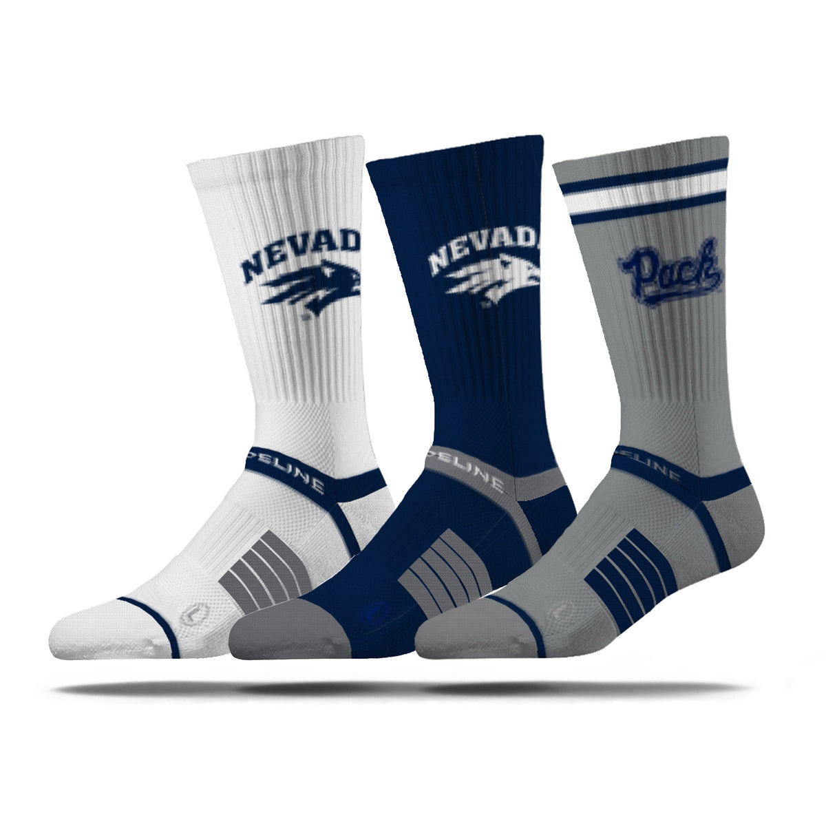 University of Nevada, Reno | Premium Knit Crew 3 Pack | NCAA 3 Pack G2 | N02504870ML-img1