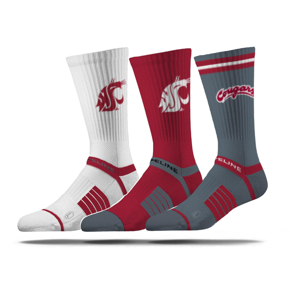 Washington State University | Premium Knit Crew 3 Pack | NCAA 3 Pack G2 | N02506788ML-img1
