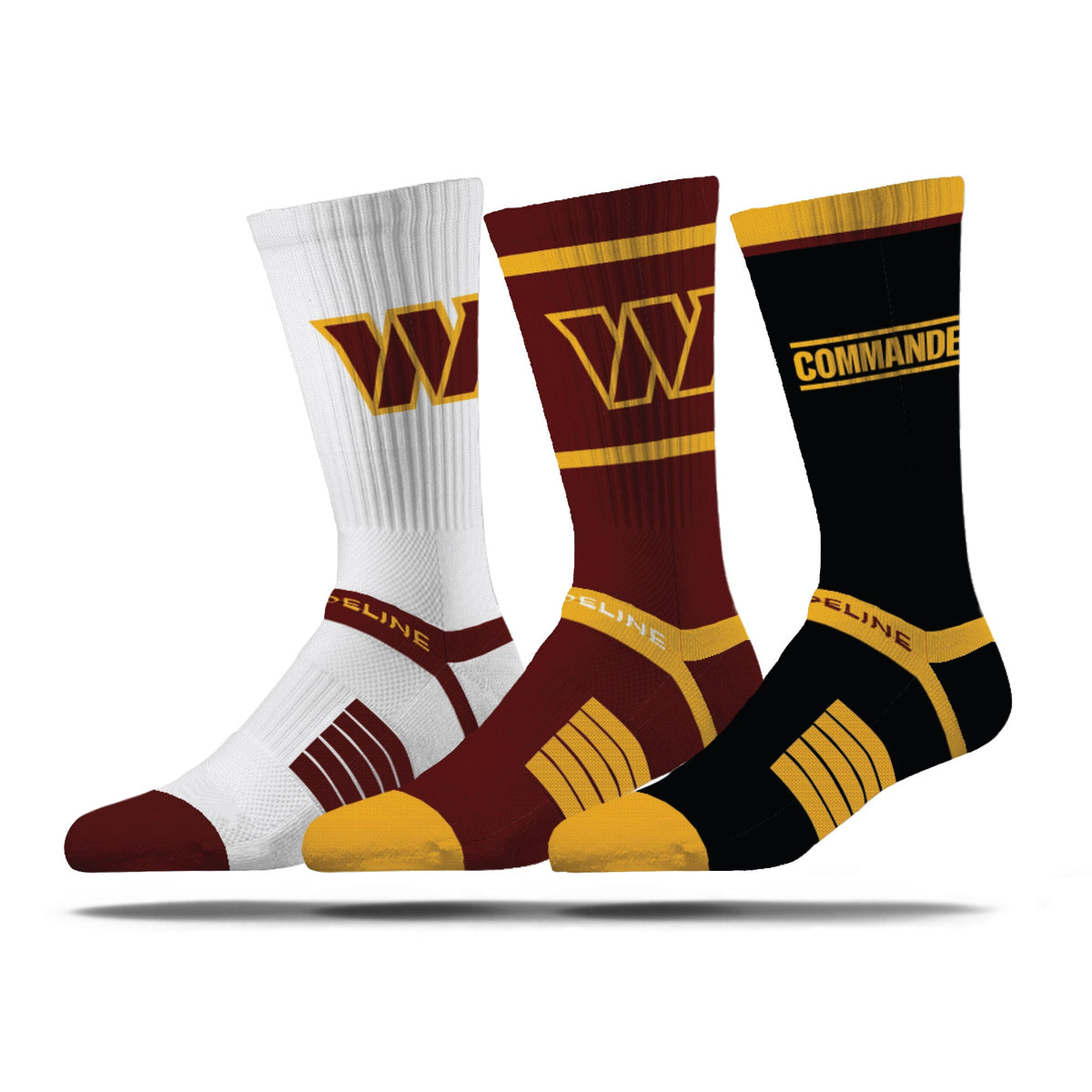 Washington Commanders | Premium Knit Crew | NFL 3 Pack Box | N02414899ML-img1