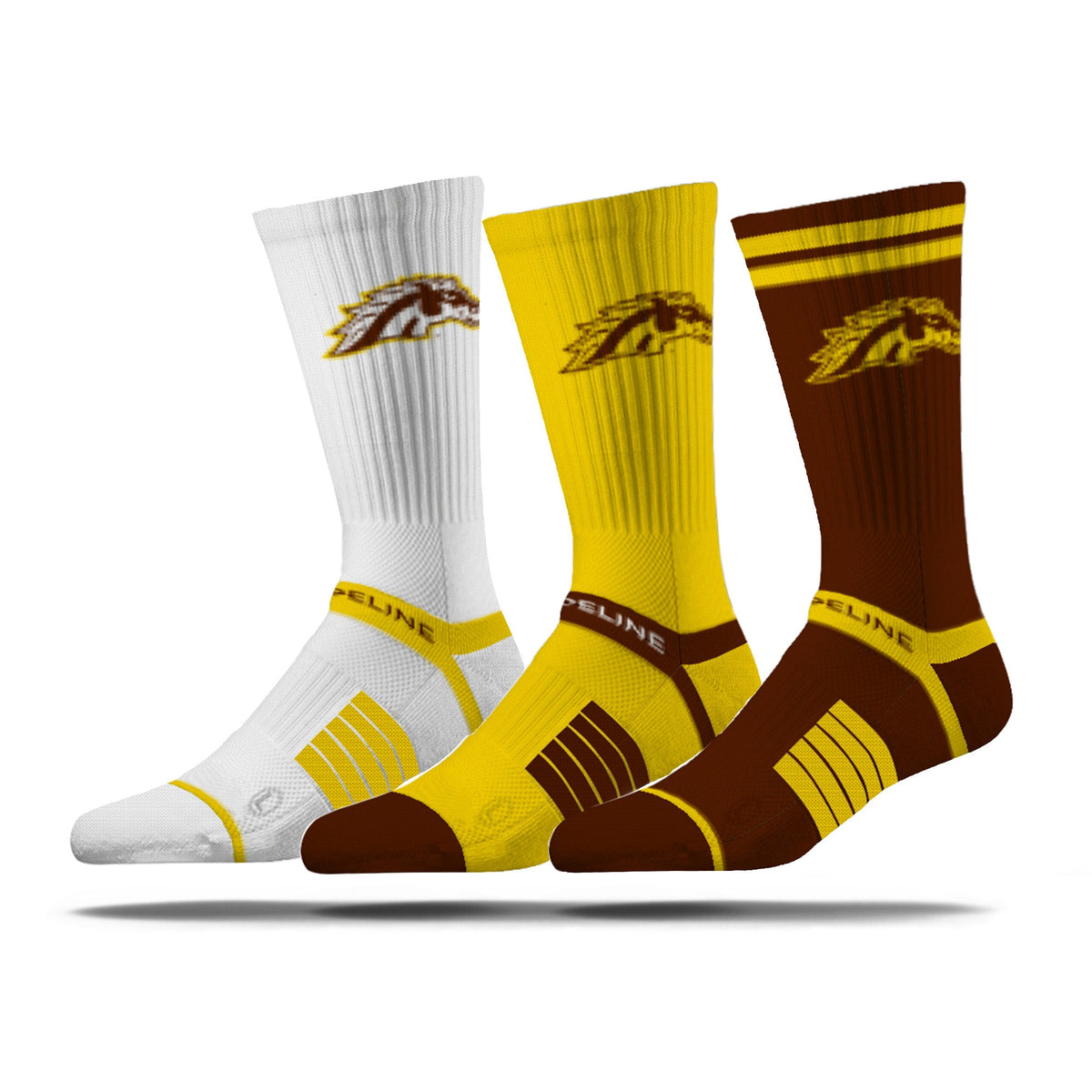 Western Michigan University | Premium Knit Crew 3 Pack | NCAA 3 Pack G2 | N02506972ML-img1