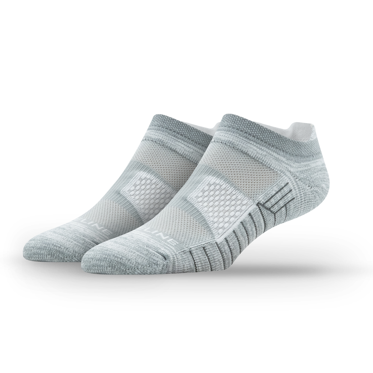Grey: low sock from the Bounce 2.0 Low 4-Pack