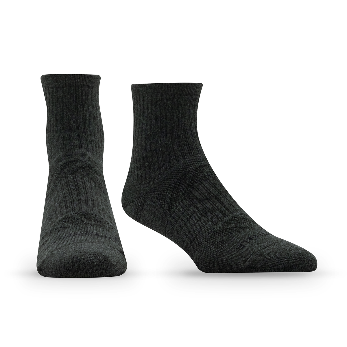 Charcoal & Navy Multi-Pack: alternate view of a half calf sock from the 8-Pack of Half Calf Socks