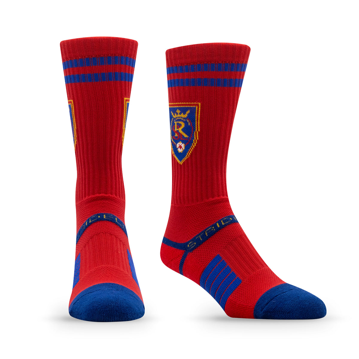 Real Salt Lake: alternate view of the Primary Logo Team Color Premium Knit Crew Socks