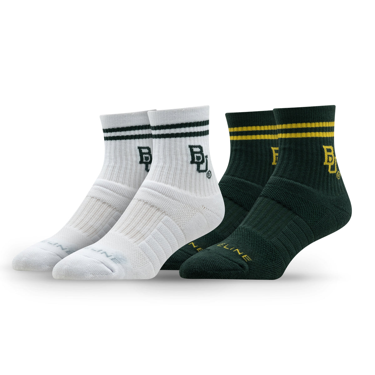 Baylor University NCAA Half Calf Knit Socks 2-Pack