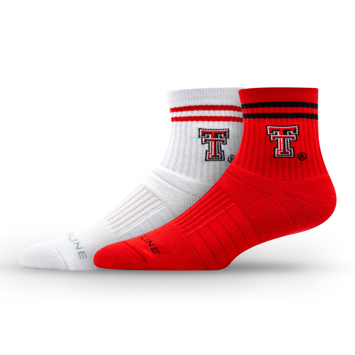 Texas Tech University NCAA Half Calf Knit Socks 2-Pack