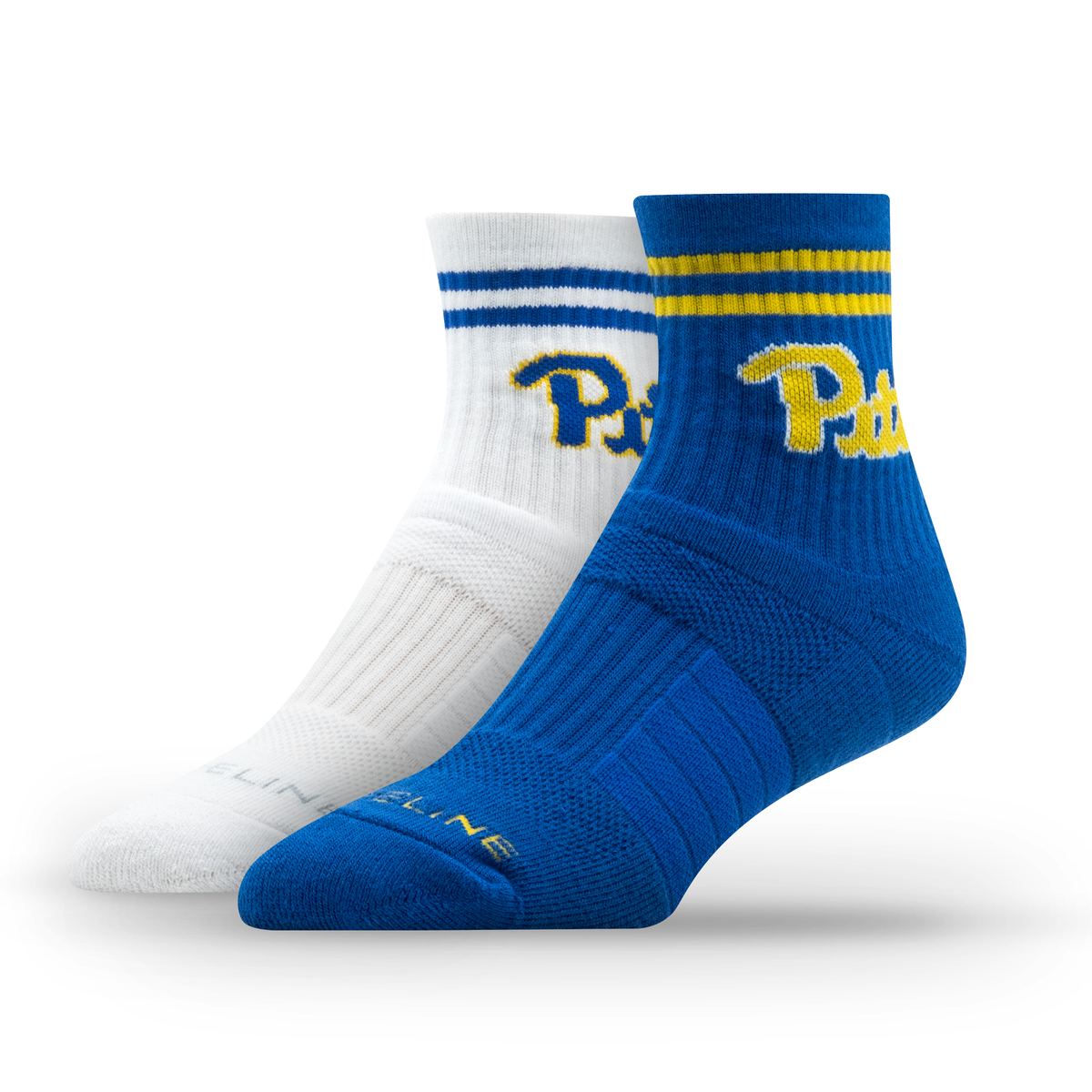 University of Pittsburgh NCAA Half Calf Knit Socks 2-Pack