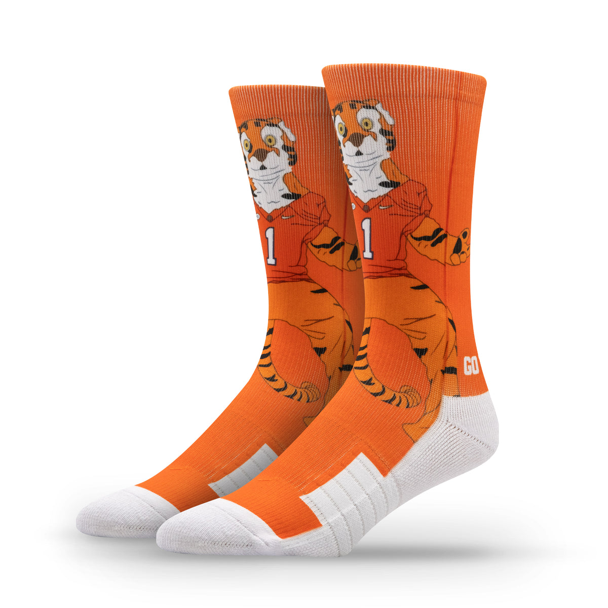 Clemson University NCAA Mascot Premium Sublimated Socks