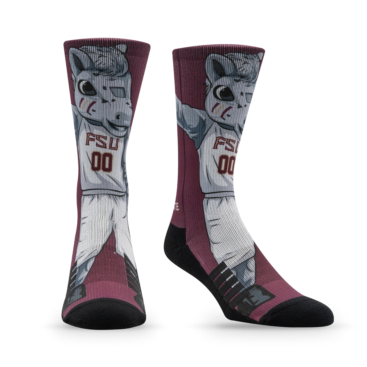 Florida State University: alternate view of the NCAA Mascot Premium Sublimated Socks