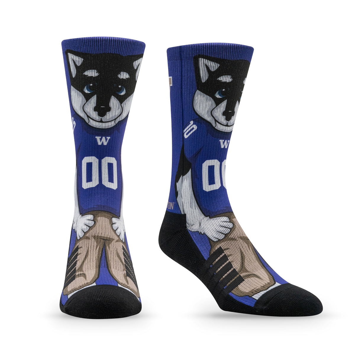 University of Washington: alternate view of the NCAA Mascot Premium Sublimated Socks