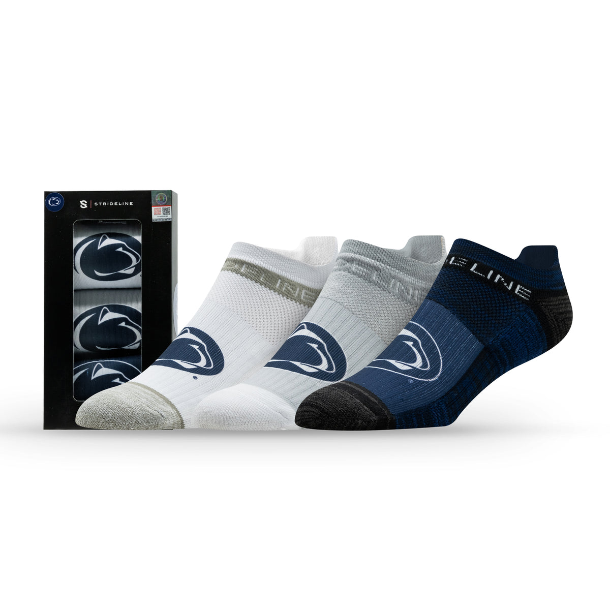 Penn State NCAA Premium Low Socks 3-Pack