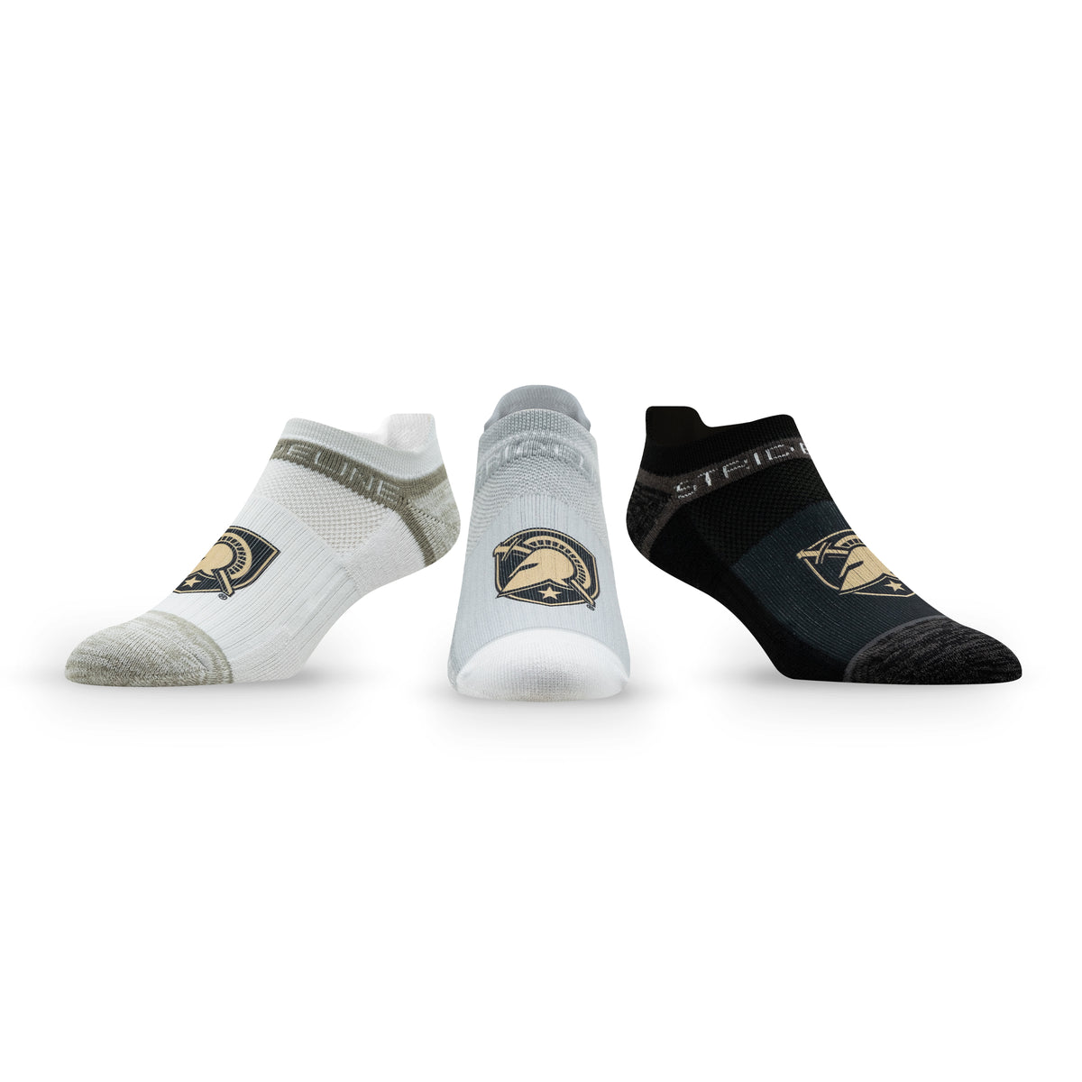 United States Military Academy: alternate view of the NCAA Premium Low Socks 3-Pack