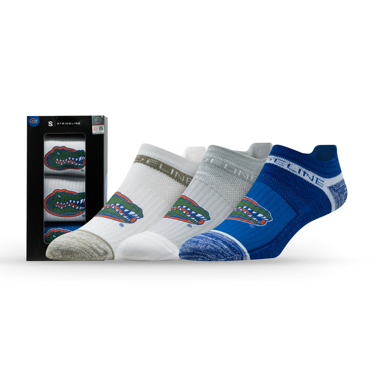 University of Florida NCAA Premium Low Socks 3-Pack
