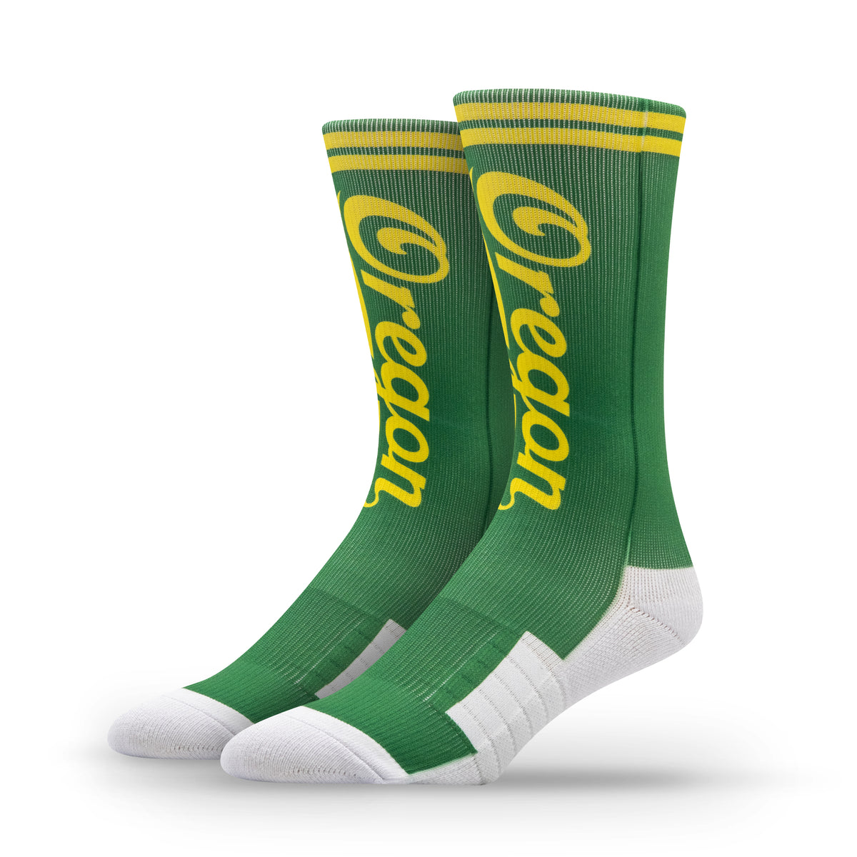 University of Oregon NCAA Script Premium Sublimated Socks