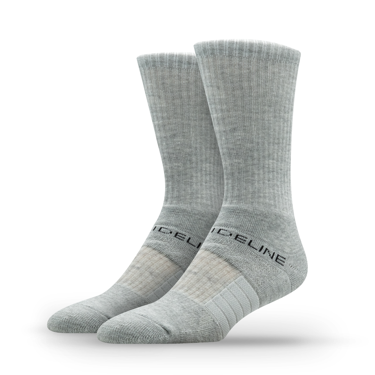 Black & Grey: crew sock from the Premium Crew Combed Cotton 8-Pack
