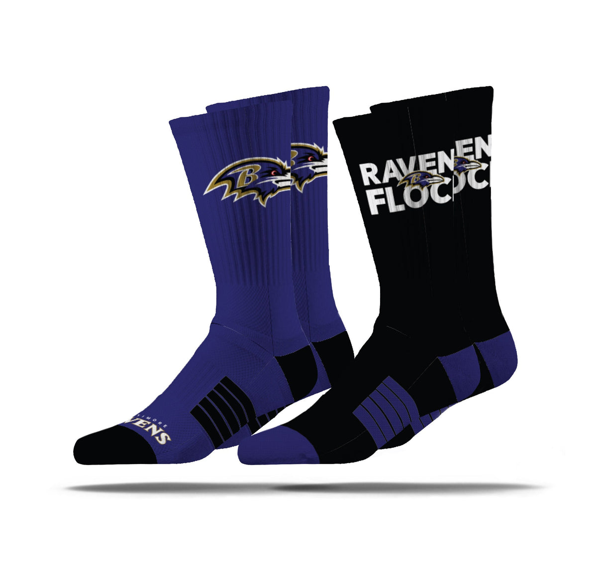 Baltimore Ravens | Premier Knit Crew | NFL 2 Pack | N02513096ML-img1