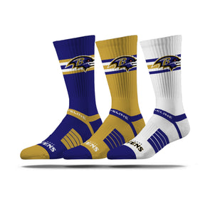 NFL 3 Pack | NFL Retro | Premium Crew Knit