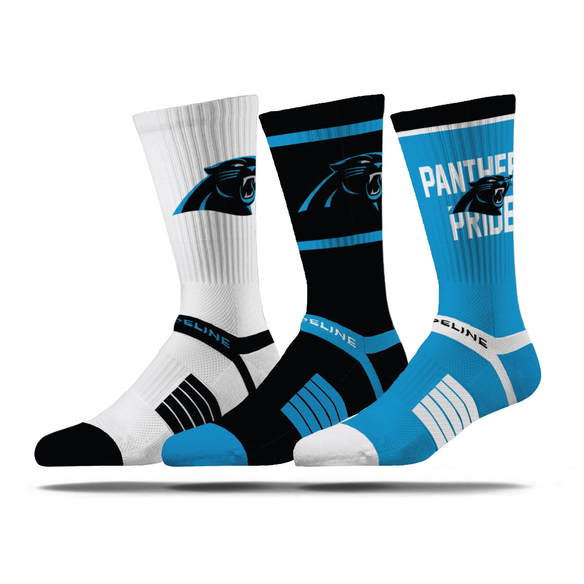 Carolina Panthers | Premium Knit Crew | NFL 3 Pack Box | N02414545ML-img1
