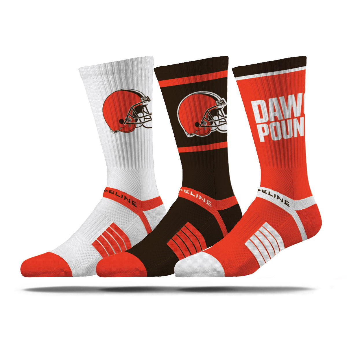 Cleveland Browns | Premium Knit Crew | NFL 3 Pack Box | N02414557ML-img1