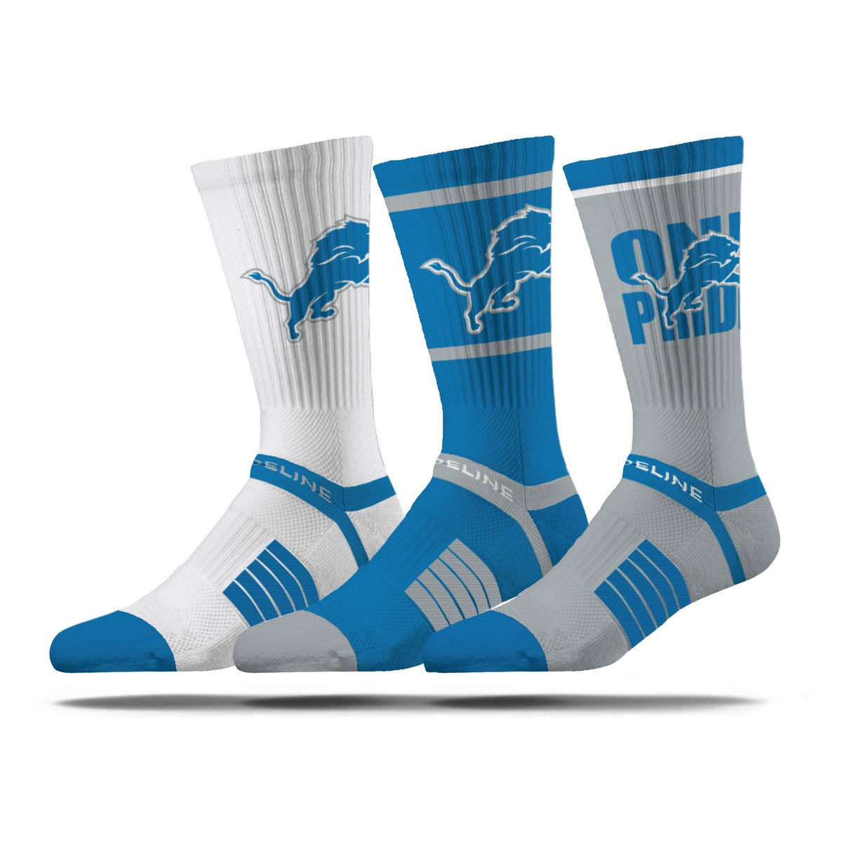 Detroit Lions | Premium Knit Crew | NFL 3 Pack Box | N02414565ML-img1