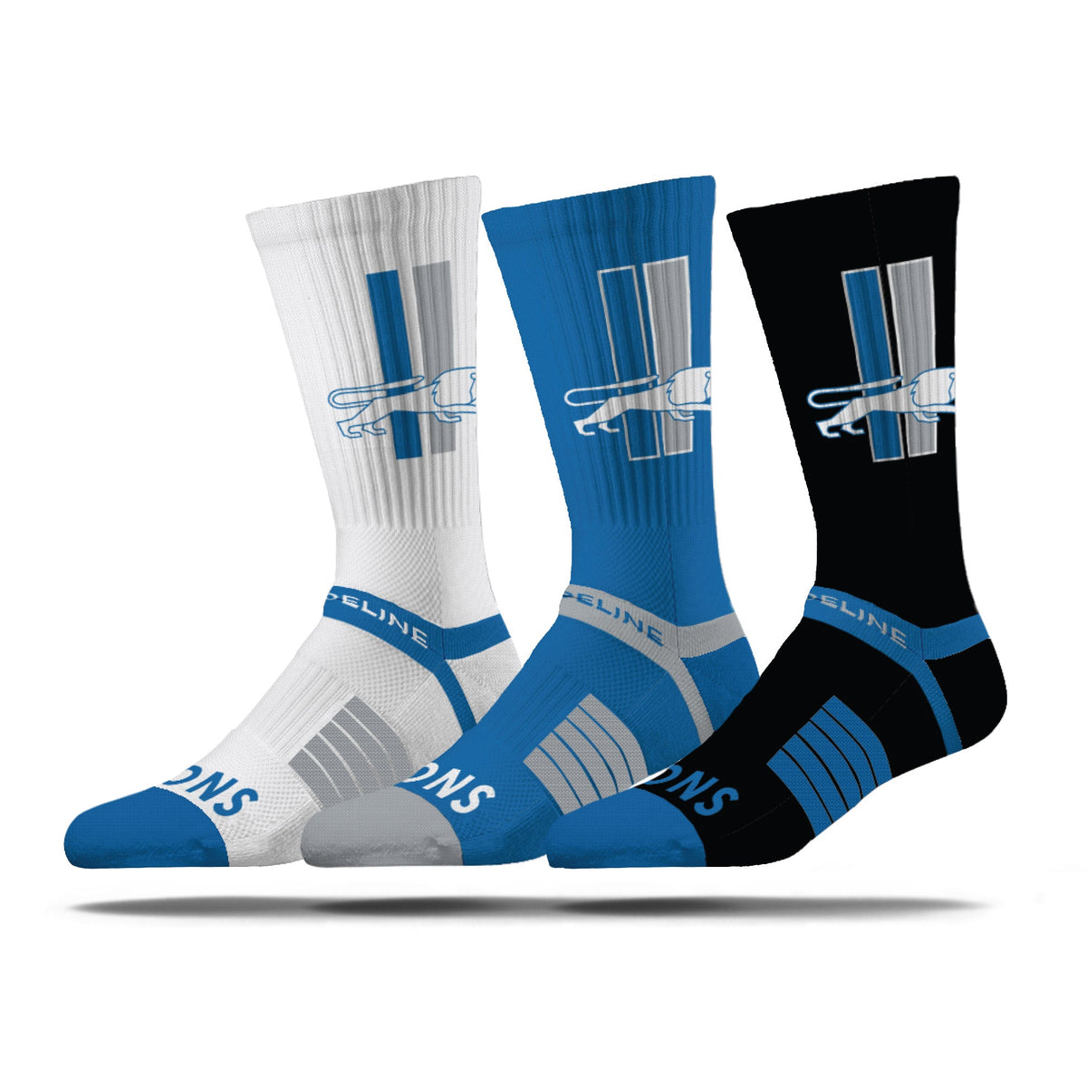 Detroit Lions | Premium Knit Crew | NFL Retro 3 Pack | N02651092ML-img1