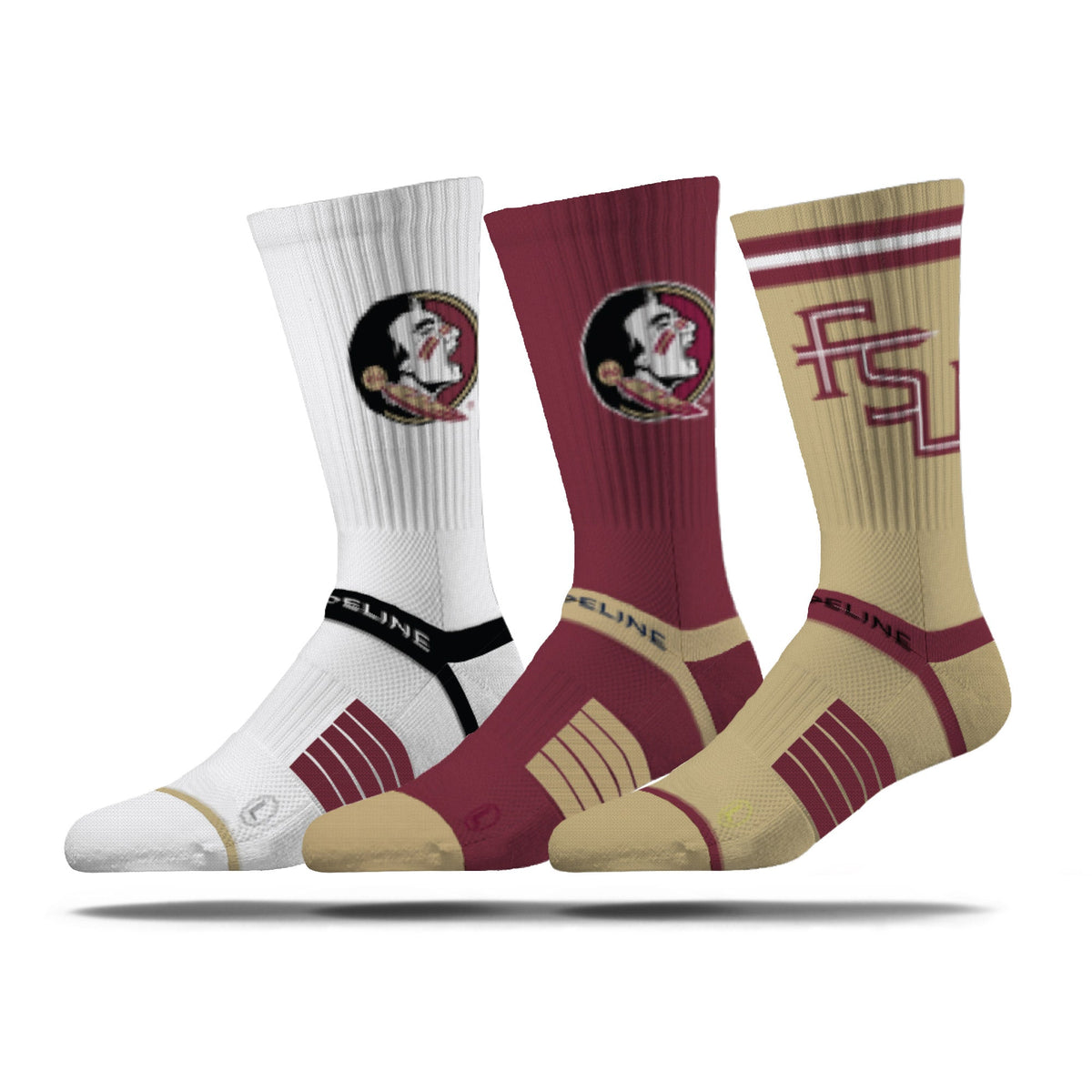 Florida State University | Premium Knit Crew 3 Pack | NCAA 3 Pack G2 | N02503745ML-img1