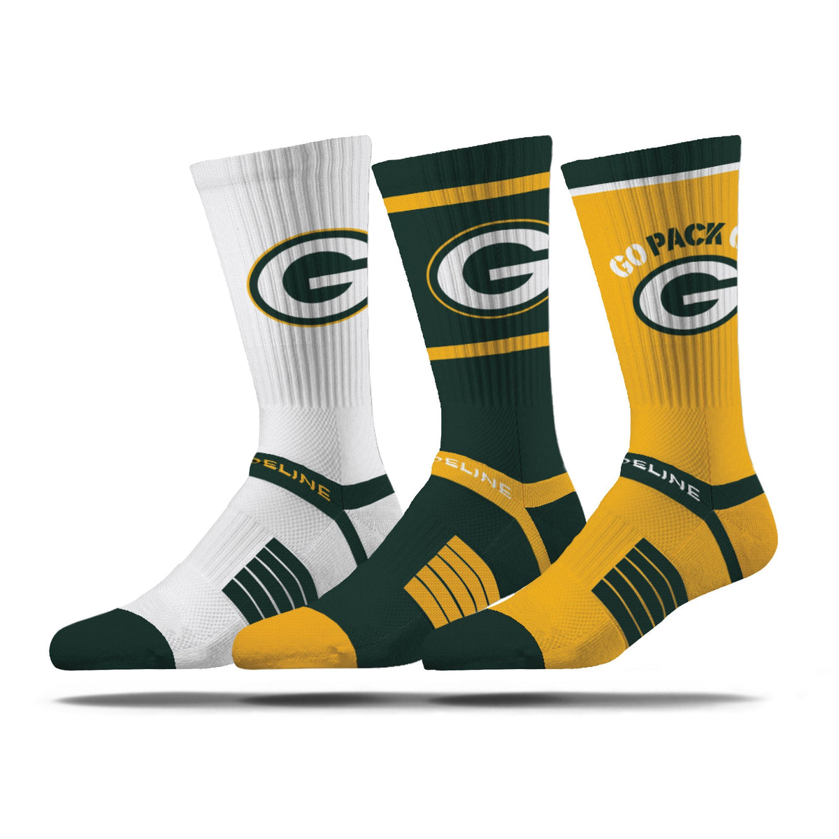 Green Bay Packers | Premium Knit Crew | NFL 3 Pack Box | N02414569ML-img1