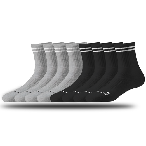 8-Pack of Half Calf Socks