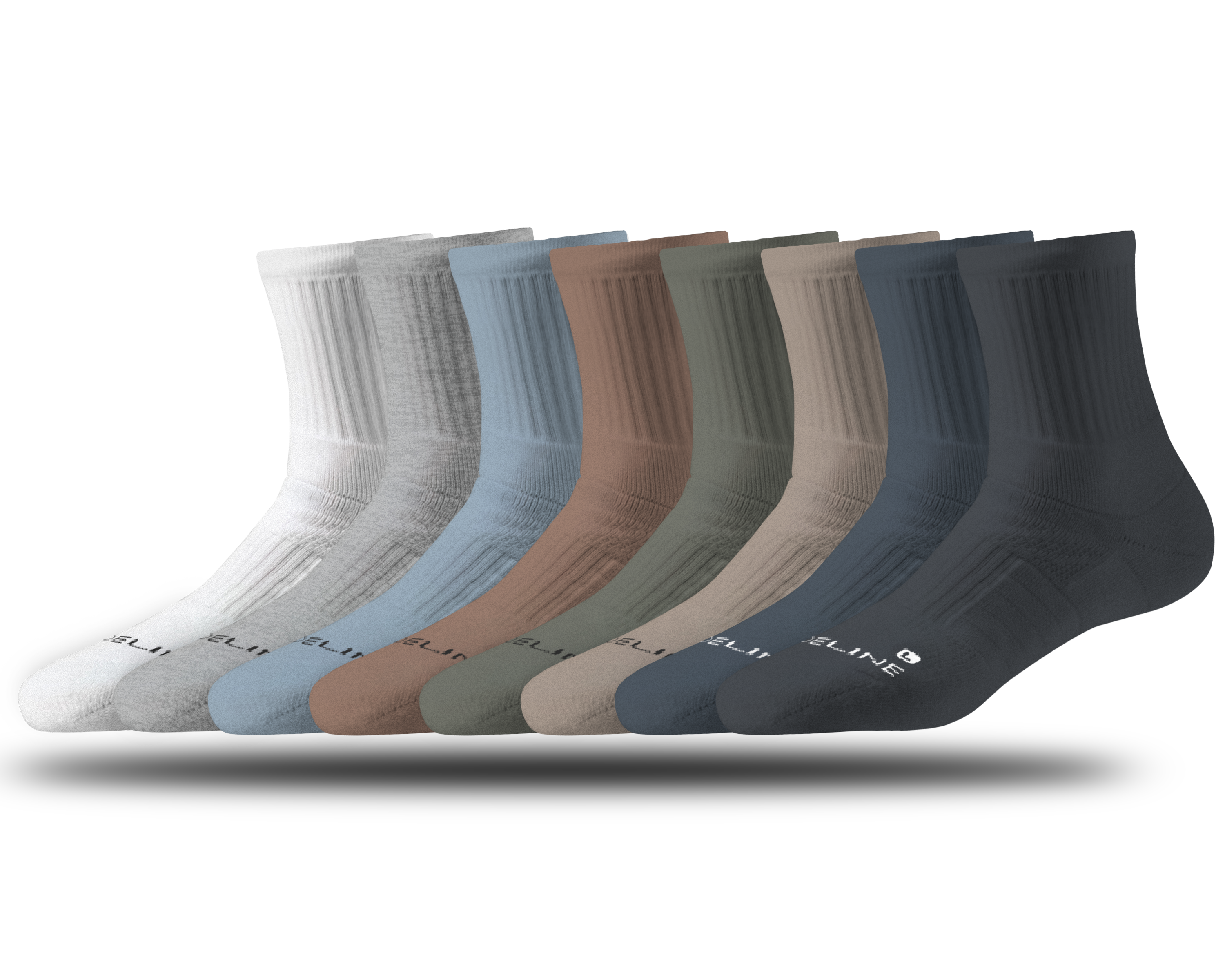 8-Pack of Half Calf Socks