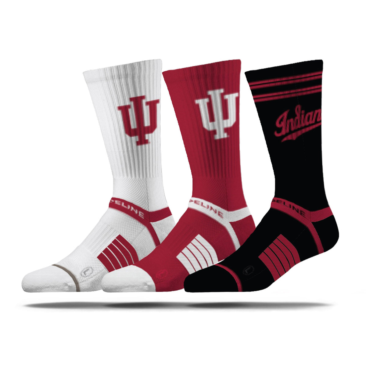 Indiana University | Premium Knit Crew 3 Pack | NCAA 3 Pack G2 | N02502439ML-img1