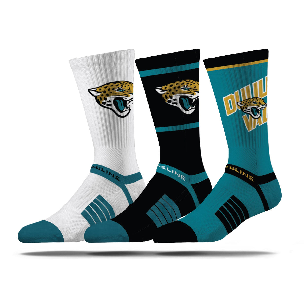 Jacksonville Jaguars | Premium Knit Crew | NFL 3 Pack Box | N02414847ML-img1
