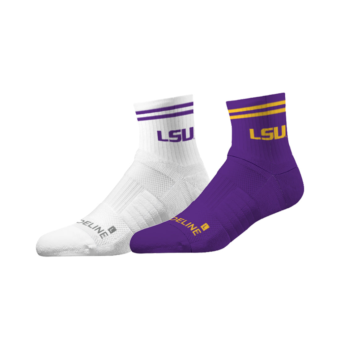 LSU | Half Calf Knit | NCAA 2 Pack | N02625478ML-img1