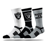 Las Vegas Raiders | Premium Knit Crew | NFL 3 Pack Box | N02414855ML-img1