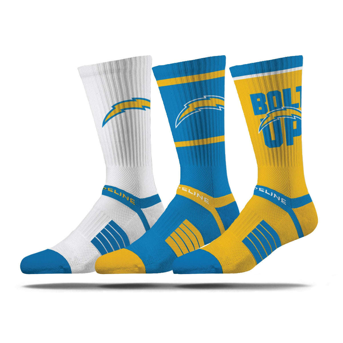 Los Angeles Chargers | Premium Knit Crew | NFL 3 Pack Box | N02414859ML-img1
