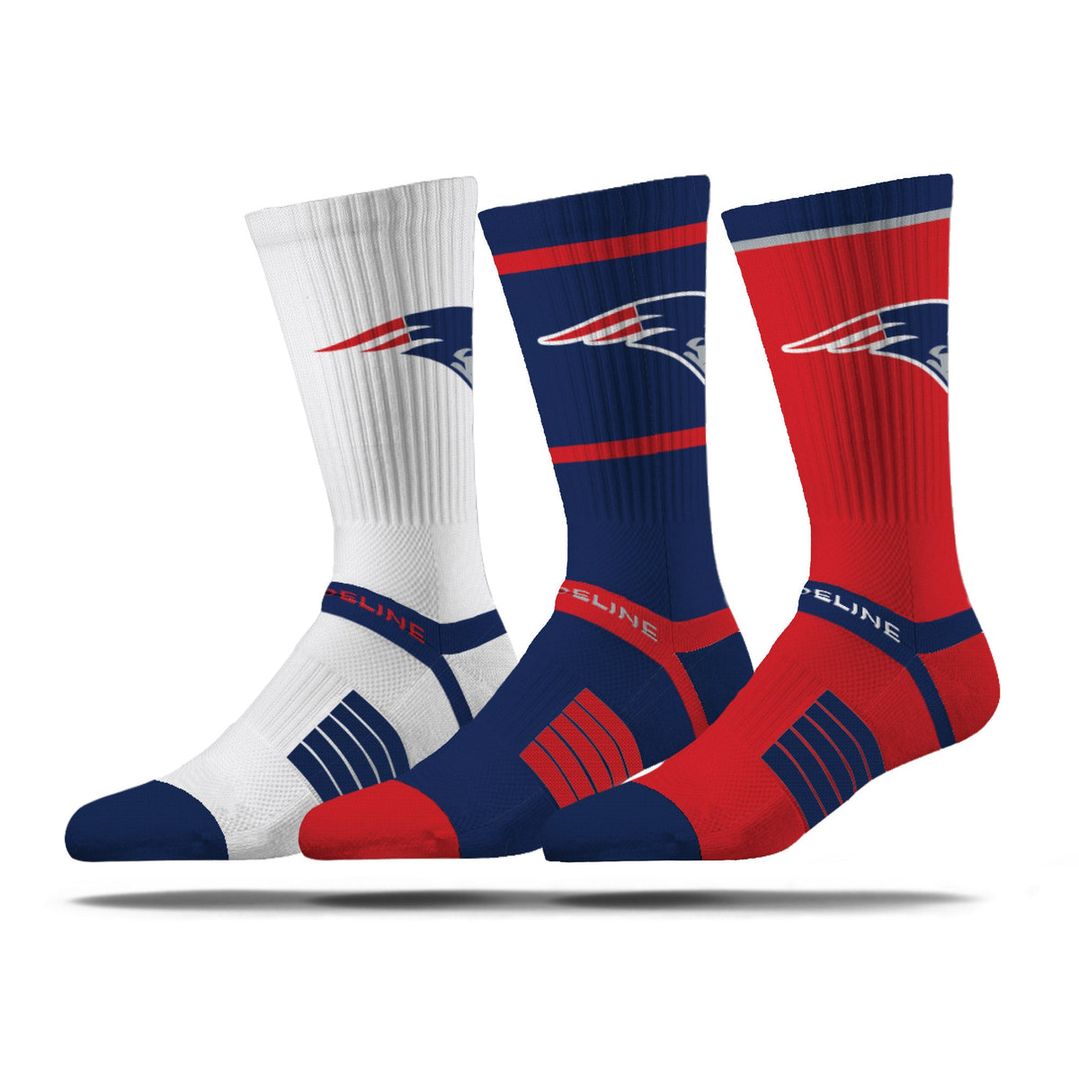 New England Patriots | Premium Knit Crew | NFL 3 Pack Box | N02414867ML-img1