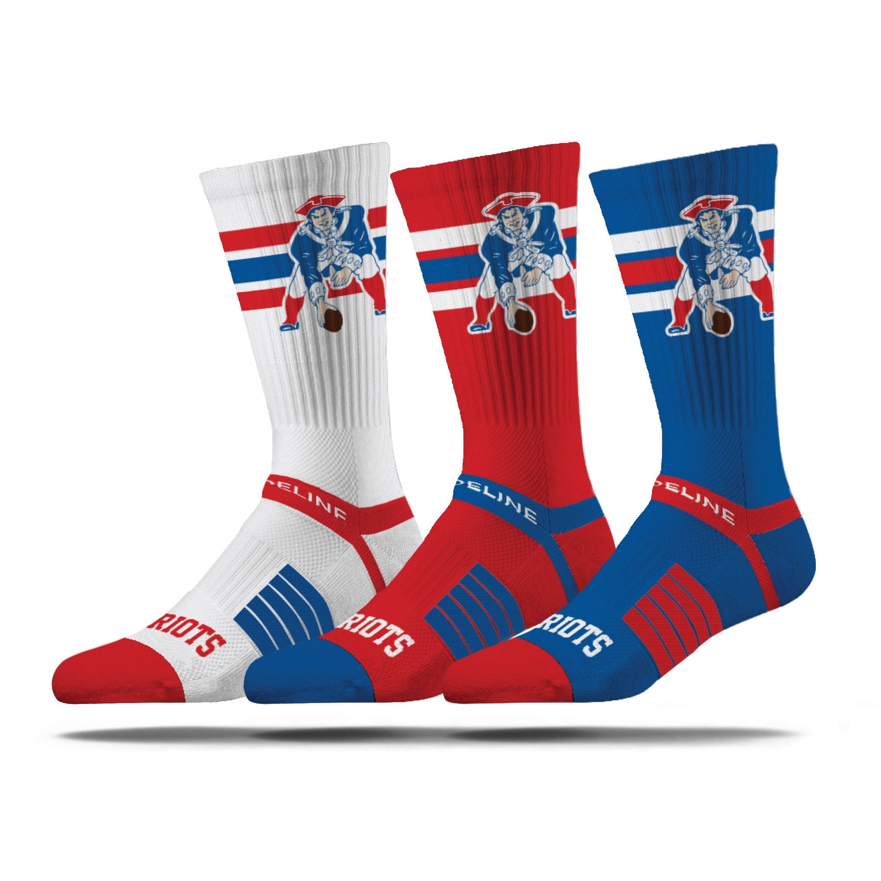 New England Patriots | Premium Knit Crew | NFL Retro 3 Pack | N02651100ML-img1