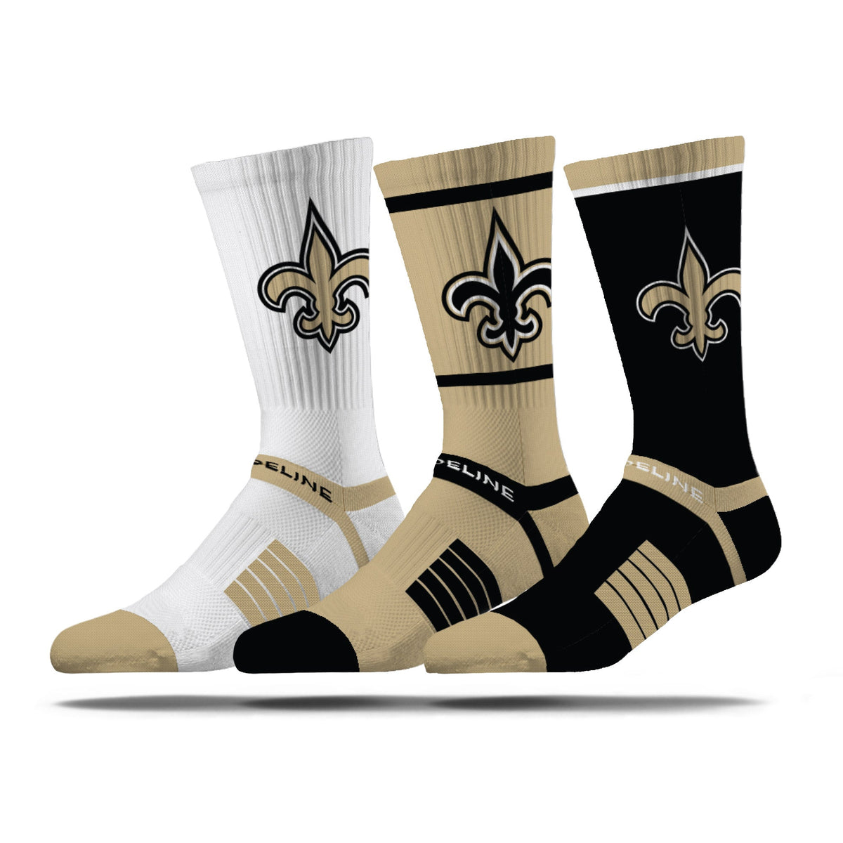 New Orleans Saints | Premium Knit Crew | NFL 3 Pack Box | N02414871ML-img1