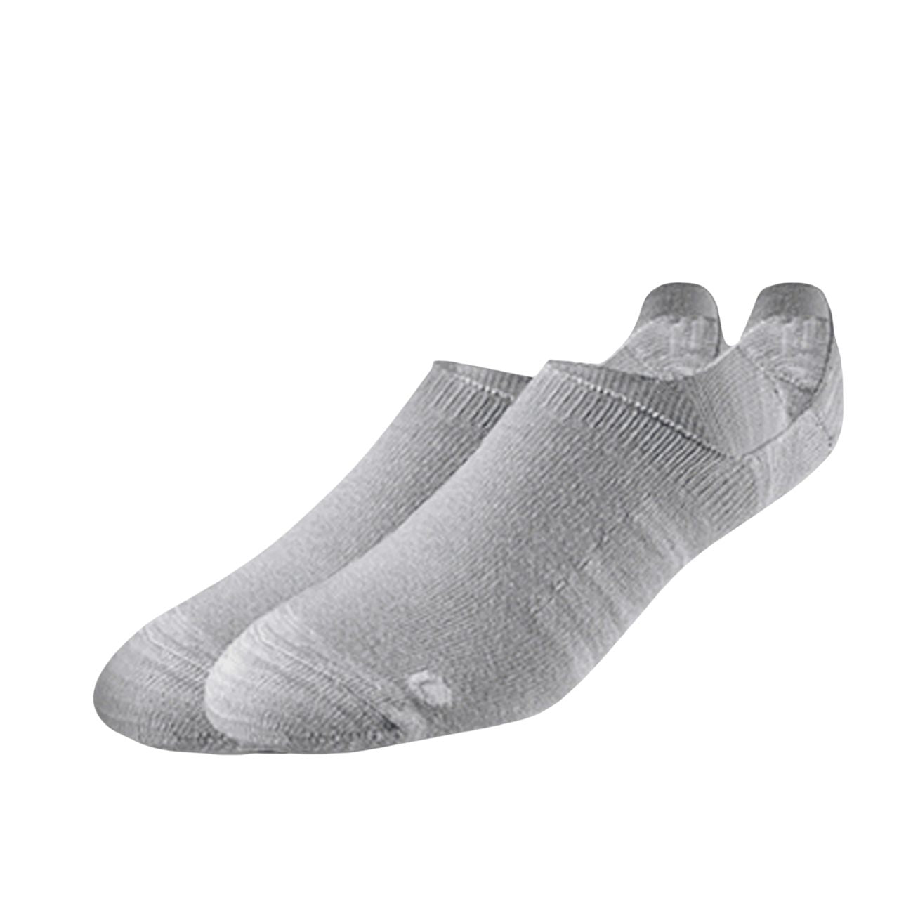 Basic no-show socks in gray, designed for a discreet fit and everyday comfort.