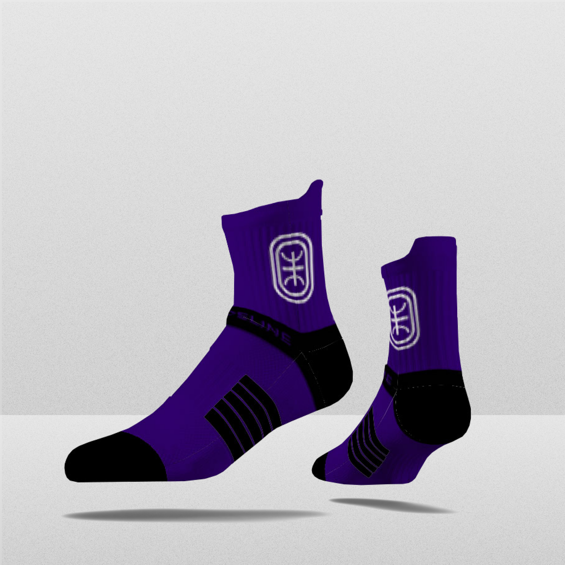 Purple nike basketball sales socks